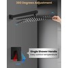 Airuida Shower Faucet Set with Female Thread Rough-in Valve, Rainfall