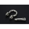 3/8" Anchor Shackle D Clevis Bow Ring 316 Stainless Steel
