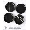 EXCHUES Marble Tray - 6" Jewelry Dish & Vanity Decor,