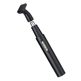 2-in-1 Rechargeable Nose Hair Trimmer Set Electric Clipper for Eyebrow Nose Hair Precision Cutting for Men Women