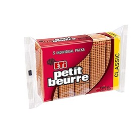 ETI TEA BISCUIT PETIT BEURRE 1KG - 200GR X 5 PCS HALAL - Product of turkey