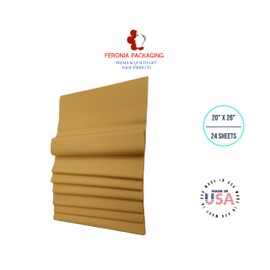Feronia Packaging - Cuadrados de papel de seda, 24 hojas, papel de regalo premium y suministros de arte para cumpleaños, vacaciones o regalos
