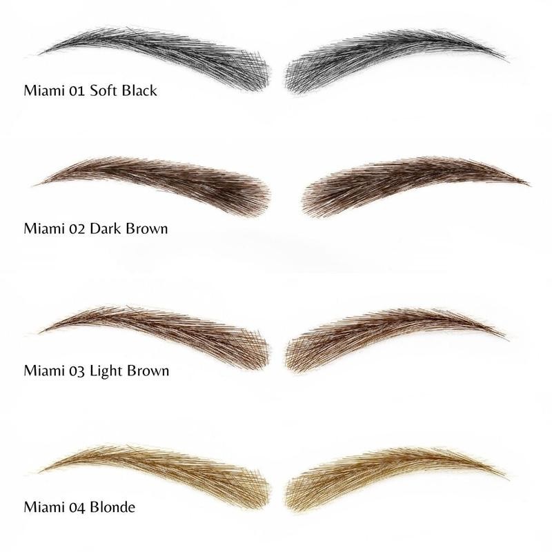 Real Hair Eyebrow Wigs - Miami(Dark Brown)