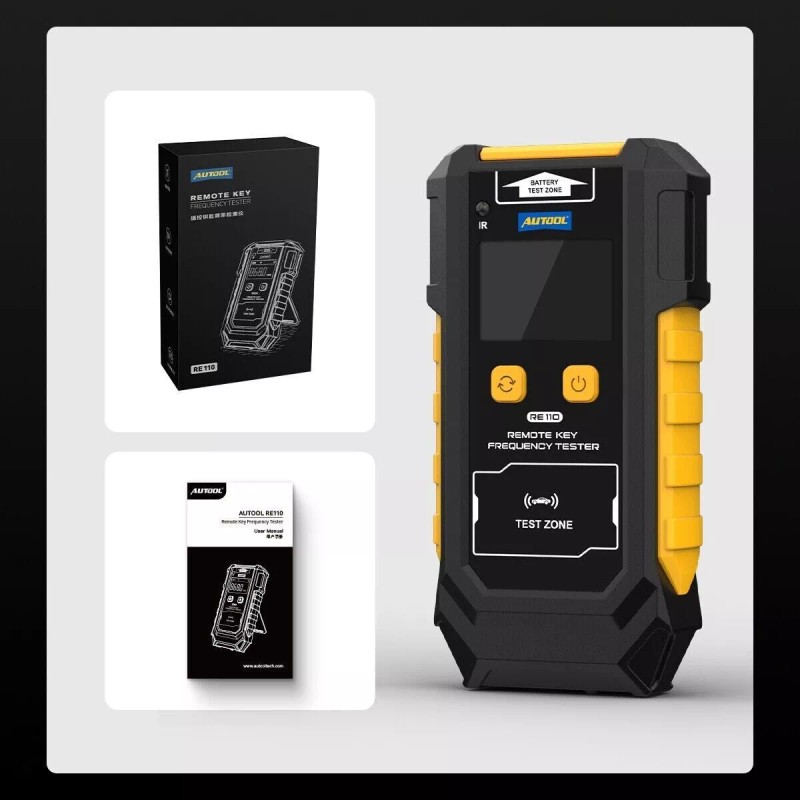 AUTOOL Remote Key Frequency Tester 315/433/868/902MHZ Digital Infrared Signal Detector