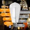 Bombilla LED Edison 6W, Foco LED Decorativas de Filamento Con
