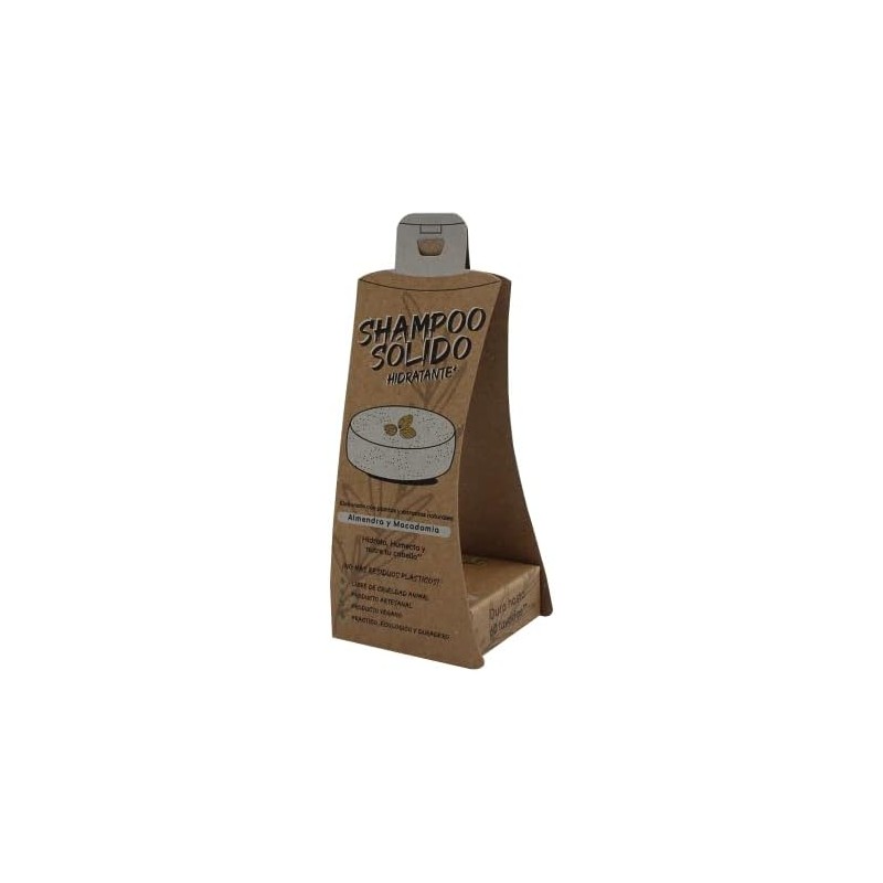 Arbol Verde Shampoo Sólido en Barra Natural Hidratante con Almendra