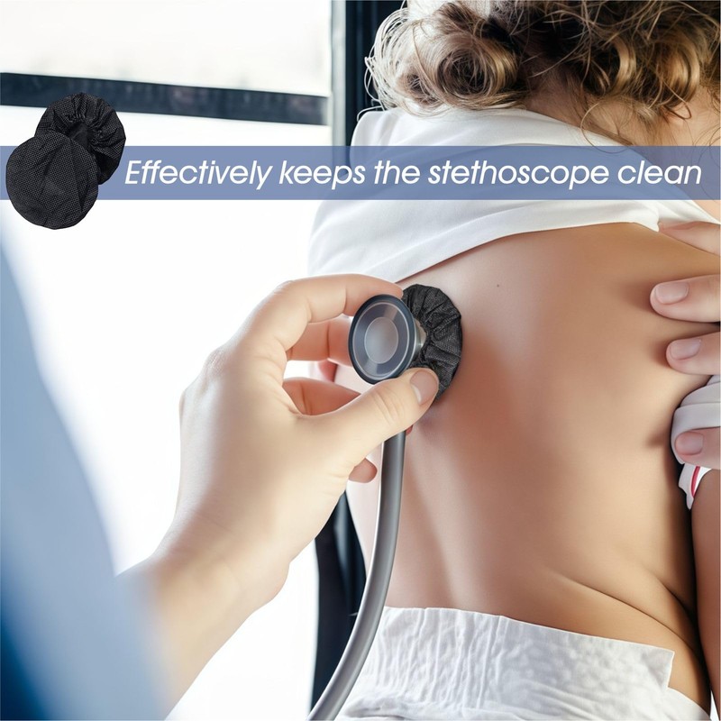 Disposable Stethoscope Covers, Non-Woven Stethoscope Head Sleeves for Home &