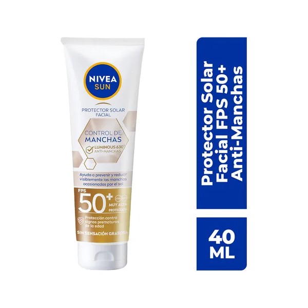 NIVEA SUN Protector Solar Facial Anti-Manchas Luminous630 FPS50 40 ml