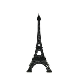 Allgala 6" Eiffel Tower Statue Decor Alloy Metal, Black
