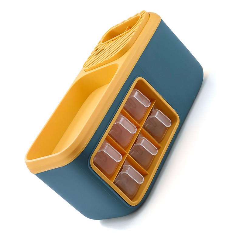 Seasoning Bottle Storage Box Multifunctional Double Layer Kitchen Seasoning Bottle