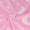 1.5x2m Luminous Blanket Double Side Flannel Star Moon Design Soft
