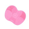 MakeupBrushCleanerSiliconPadScrubberWithSuction Cups Makeup Brush Cleaning Mat For Cleaning Eyebrows Foundations