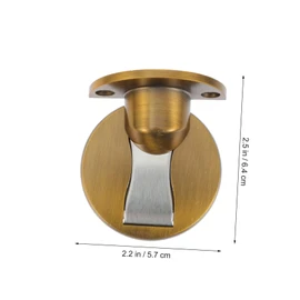 STOBOK 2 Sets Door Stopper Magnetic Door Holder Magnetic Door Catch Mini Buffer Floor Door Stop Anti- Collision Door Stop Cabinet Door Locks Bedroom Doorstop Metal Door Catch Zinc Alloy