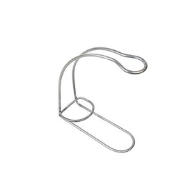 Luciano Housewares Vintage Iron Single Bottle Wine Holder, 9 inches, Silver