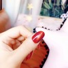 24pcs Nail Tips, Gel Nail Lighting, Solid Color Nail Tips,