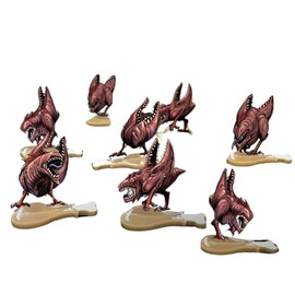 Arcknight Flat Plastic Miniatures - Abyssal Chickens - 10p Warband