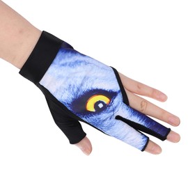 XINCHIA Snooker Gloves Left Hand Billiard Gloves 3 Fingers Billiard Pool Gloves Left Hand Professional Stretchable Pool Glove Left Hand Show Gloves Open Pool Gloves Show Snooker Gloves for Mens Women