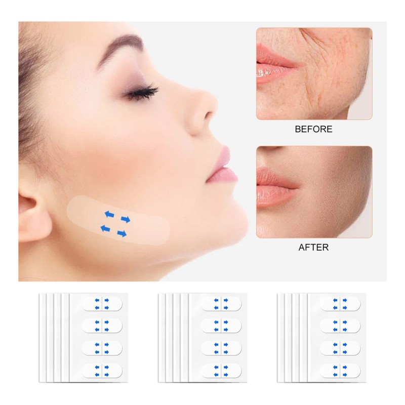 Cinta Lifting Para Cara Y Cuello, Efecto Reafirmante 120pcs