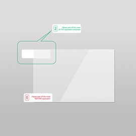 VIOFO 4 x Transparent Plastic Static Windshield Sticker, Compatible with All Dashcam mounts, Zero Damage, Aftermarket Window Tint Friendly