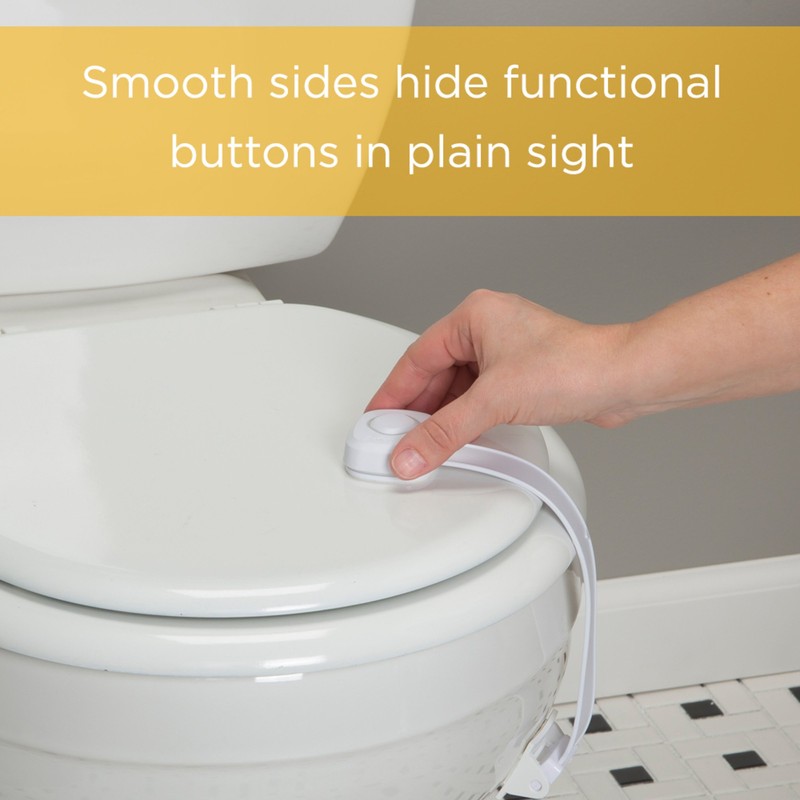 Safety 1st OutSmart Toilet Lock, White, 1 Count (Pack of
