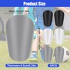 FIHODONE Pack of 6 Shin Pads, 10 x 6 cm