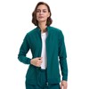 floralhue Scrub Jackets for Women, Zip Front Medical Jacket, Nurse