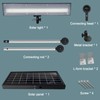 Sign Lights Solar Powered, 210Pcs LED 8000mAh Battery Solar Billboard