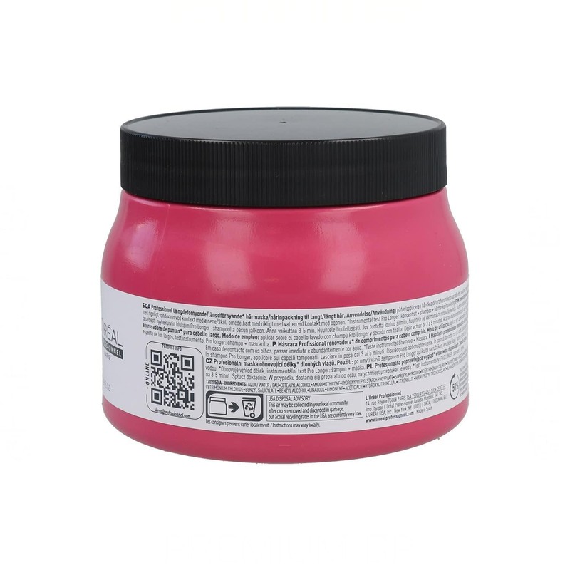 L'OREAL PROFESIONAL PRO LONGER MASCARILLA CABELLO LARGO 500 ml