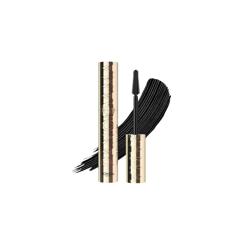 LOréal Paris, Mascara De Pestañas Voluminizadora Panorama Waterproof, Ojos Visiblemente