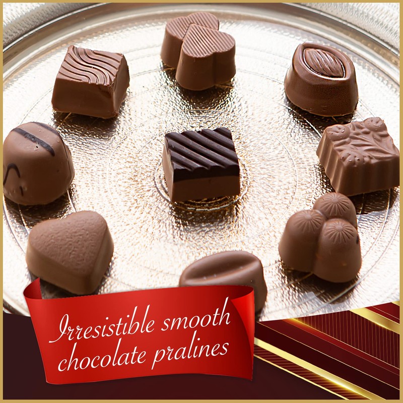 CARIANS Assorted Chocolate Gift Box, Milk Dark Pralines Gourmet Truffles