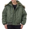 Rothco N-2B Flight Jacket, Sage, Small