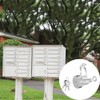 Mailbox Lock Replacement Kit, Zinc Alloy Mailbox Lock with 3