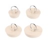 Naisfei 4 Pieces Drain Stopper, Bath Tub Drain Stoppers, Rubber