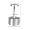 Stainless Steel Burger Press Professional Efficient Manual Prevents Stick Grill