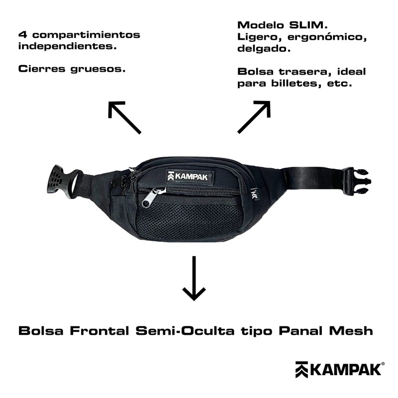 Kampak Canguro Slim EP38 Tactico Multiusos Deportivo Pechera