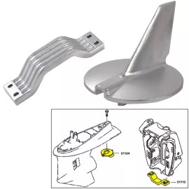 US Marine Products LLC Zinc Anode Kit For Yamaha 200 - 250 HP Includes Hardware