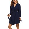 HOTOUCH - Albornoz ligera de punto corto para mujer, ropa