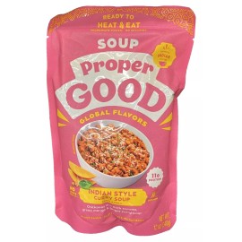 Proper Good Heat & Eat Microwave Indian Style Curry Gluten Free Soup 12 oz