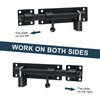 SAYAYO Slide Gate Latch Bolt Safety Door Lock with Padlock