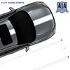 A1A Sales 8"x72" Vinyl Racing Stripes Decal Pinstripes Sticker Tape