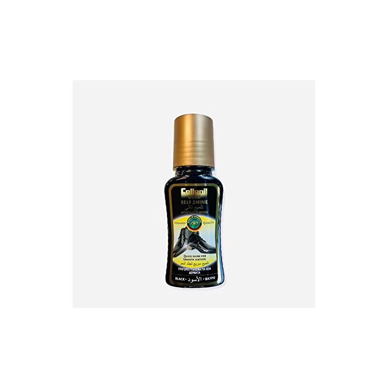 Leather Shoe Polish Self Shine by Collonil - Black -