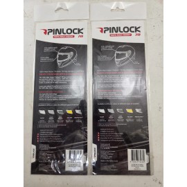 ZOX *2 PACK*  - ZOX HELMET PINLOCK 70 CLEAR FOG RESISTANT LENS FOR ZFF10 & GALAXY