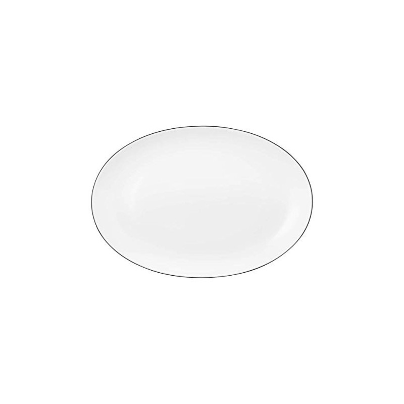 Seltmann Weiden 001.741631 Lido Black Line Servierplatte Oval 35x24 cm