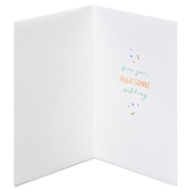 Papyrus Birthday Card for Sister (Awesome Sibling)