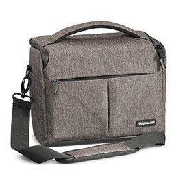 CULLMANN - 90401 - Malaga Maxima 200 Camera bag with large opening, brown - Inside dimensions: 230x180x130mm - Suitable for: one medium DSLR - Material: 450D Rip-Stop Polyester
