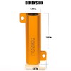 ZONETECH 50W 6Ohm LED Load Resistors - 4-Pieces Premium Quality