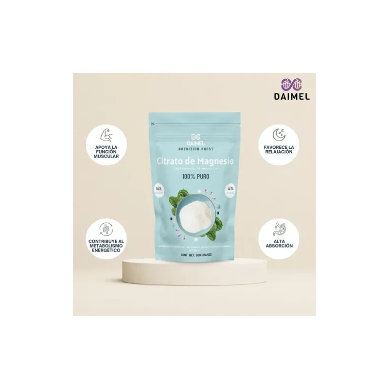 Citrato De Magnesio En Polvo 1kg Grado Alimenticio