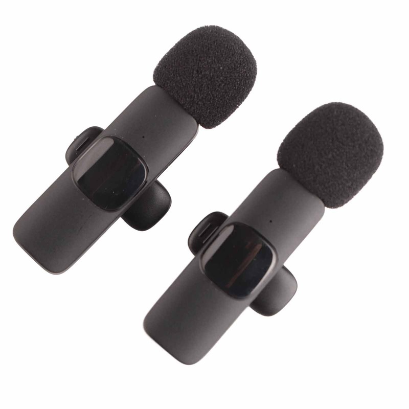 Wireless Lavalier Microphone Mini Plug and Play Live Stream Recording
