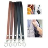 MYIW 2 pieces Genuine Leather Wrist Strap for Wallet Clutch