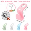 100 PCS Space Saving Hanger - Clothes Hanger Connector Hooks,